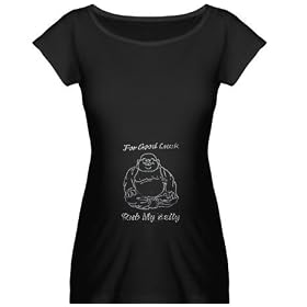 Buddha Belly Gold Foil Maternity Tee
